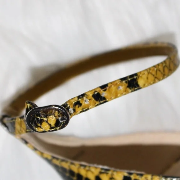 Nine West, Snakeskin print Strappy Heels - Picture 8 of 12